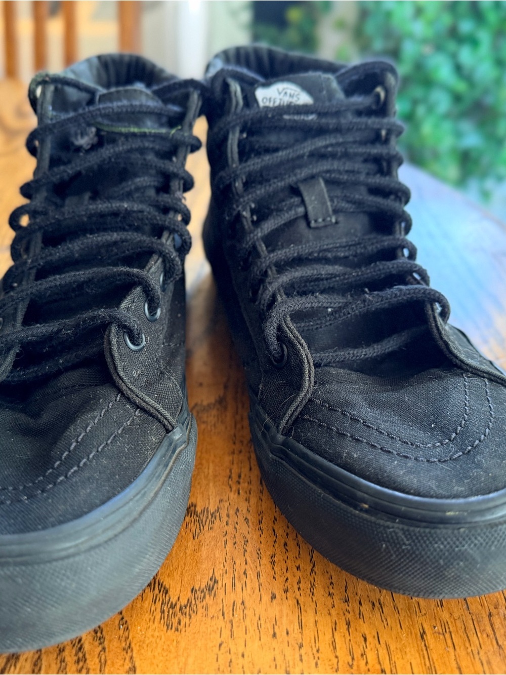 Vans Black High-Top Canvas Sneakers